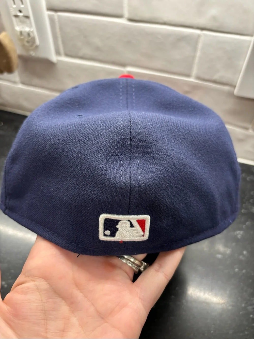 New Era Boston Red Sox 59FIFTY Fitted Hat Size 7 1/8 MLB Baseball Y2K